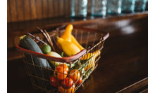 Basket of fresh veggies